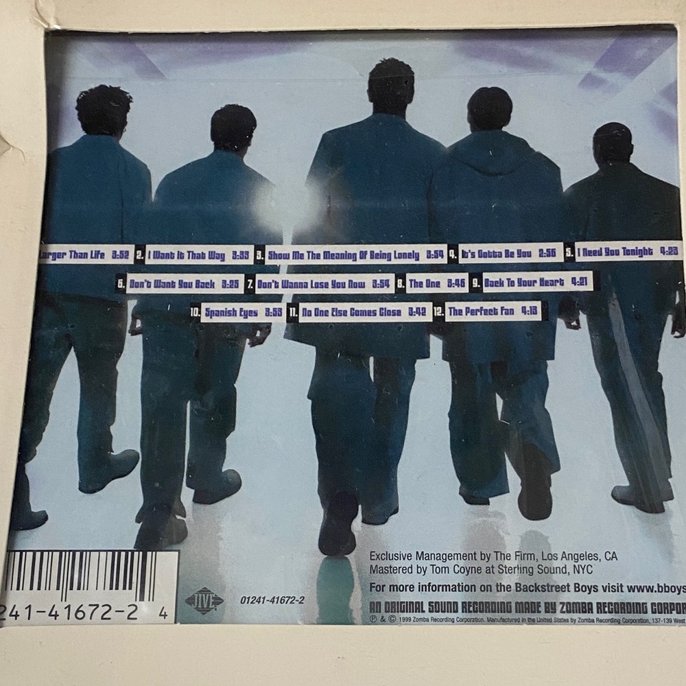 Backstreet Boys Millennium CD 💿 Record Vinatge music - Picture 4 of 5